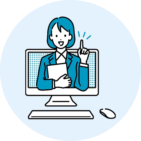 企業ごとに営業リストを新規作成するイメージ